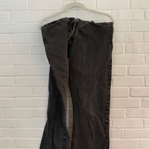 Black bootcut levi jeans